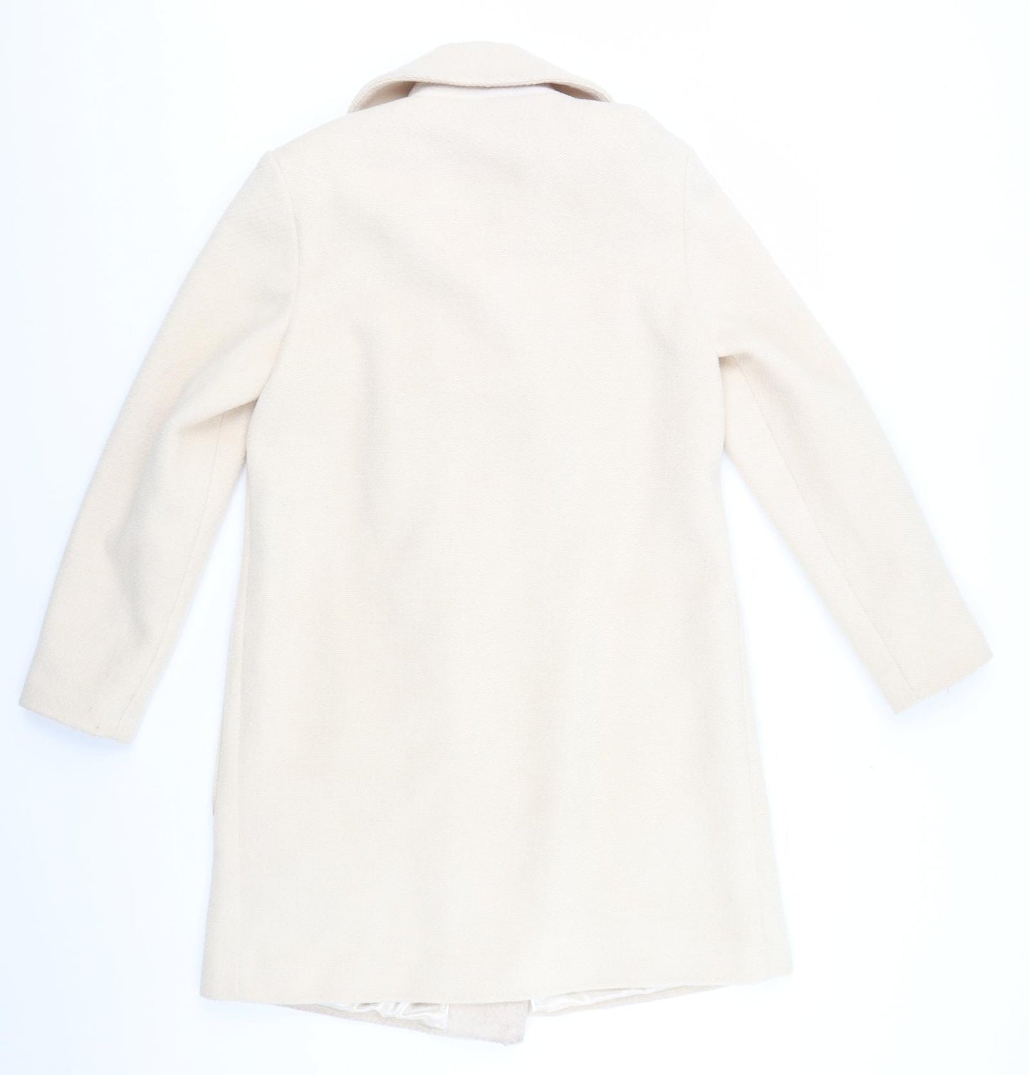 Marks and Spencer Womens Beige   Overcoat Coat Size 10