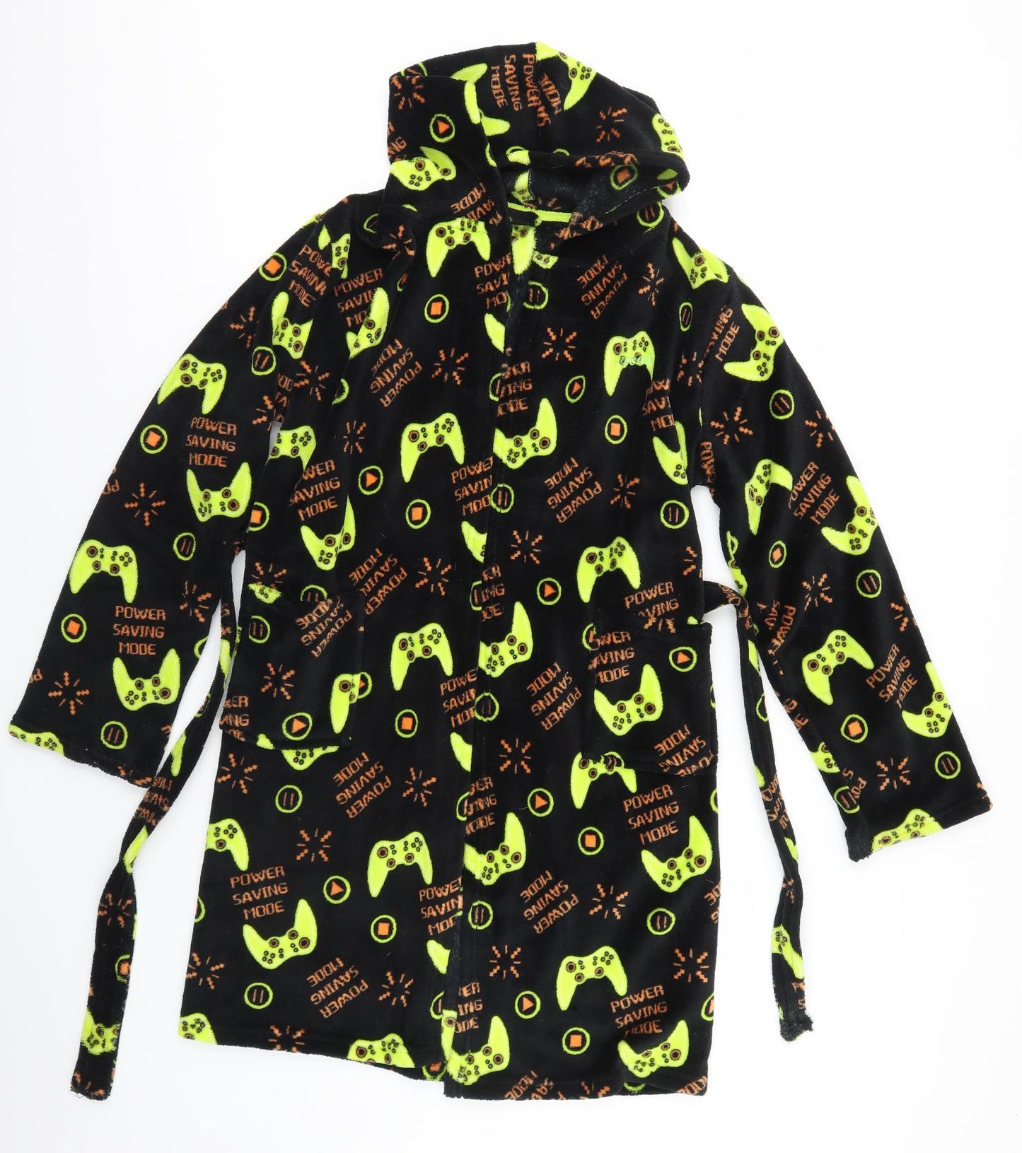 Preworn Boys Black Geometric   Gown Size 14 Years  - Power Saving Mode, Video Games