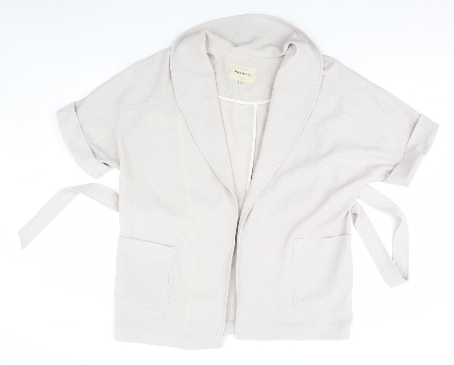 River Isla Womens Green   Overcoat Coat Size 14