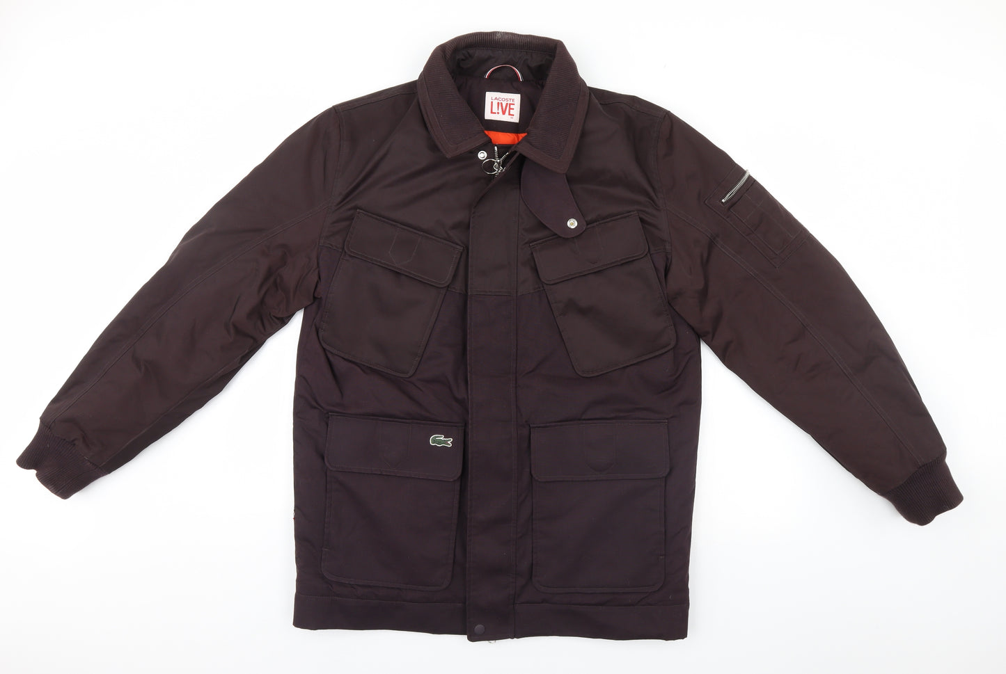 Lacoste Womens Black   Overcoat Coat Size 22