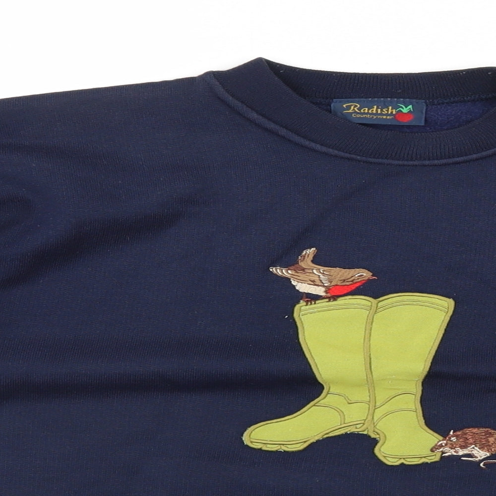 Radish countrywear Womens Blue   Pullover Jumper Size S  - Wellies