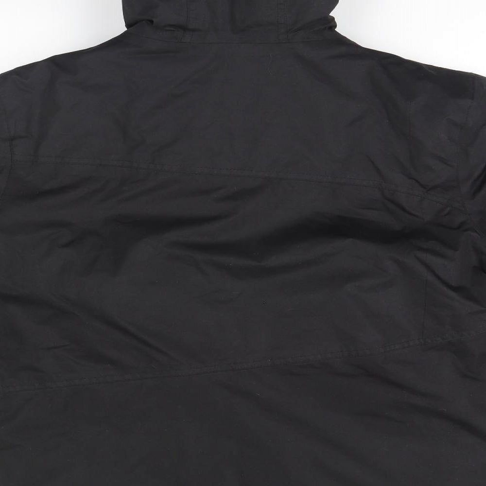 Campri Womens Black   Rain Coat Coat Size 14