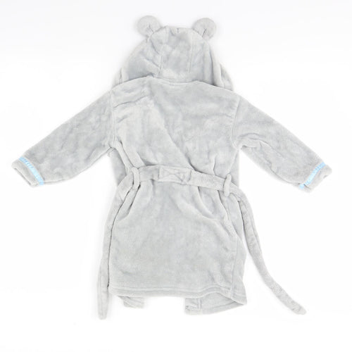 BHS Girls Grey Solid   Gown Size 2-3 Years