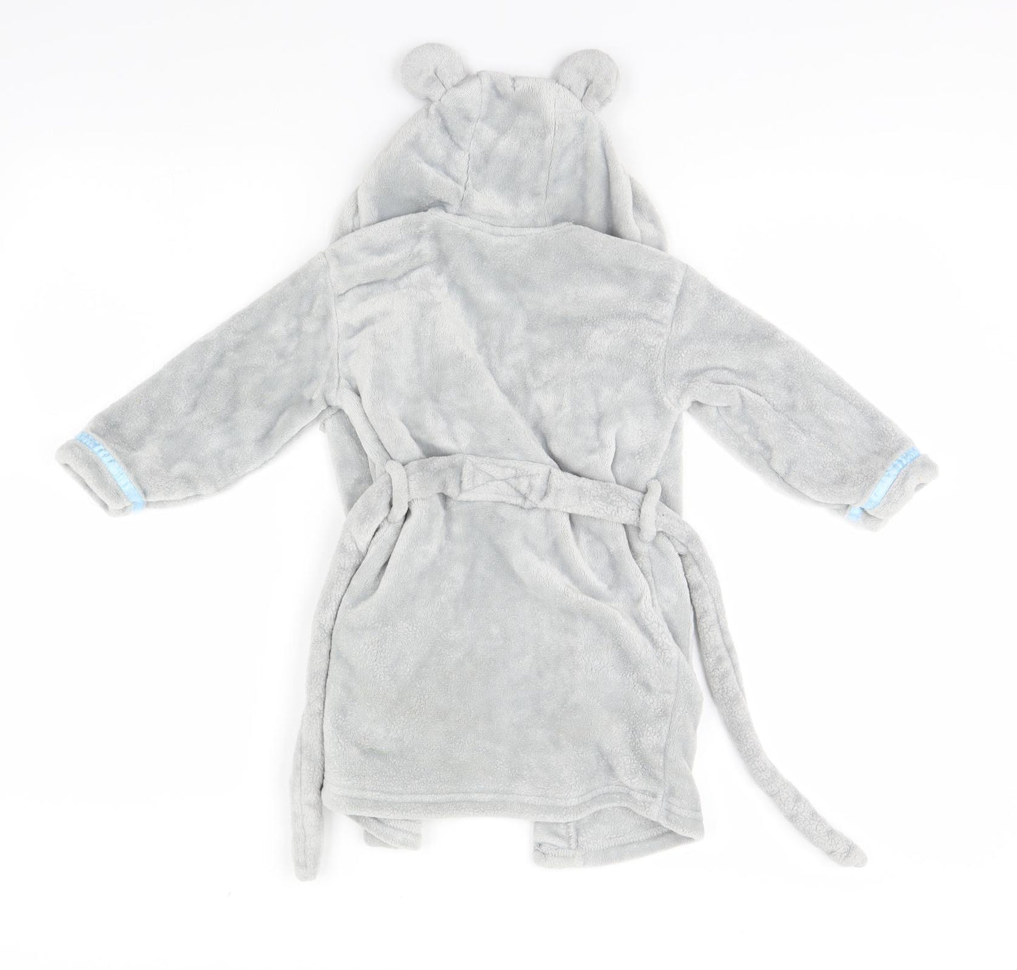 BHS Girls Grey Solid   Gown Size 2-3 Years