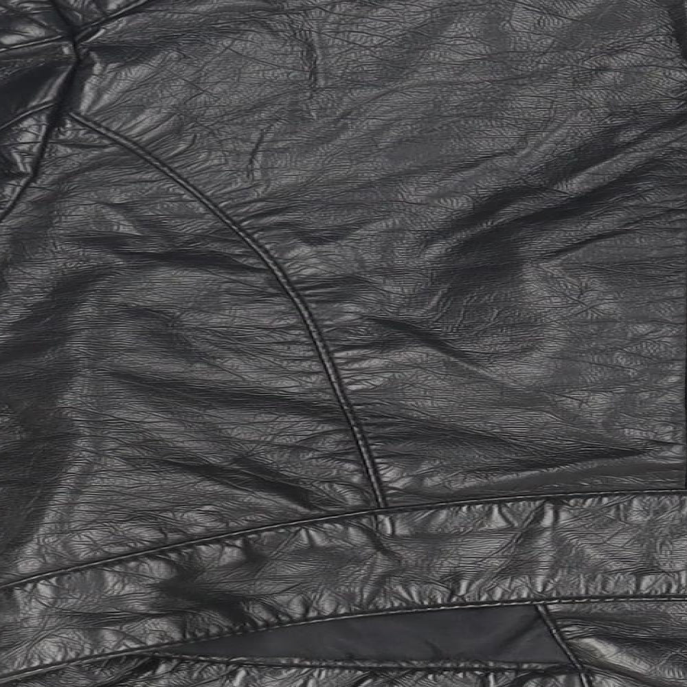 H&M Boys Black   Biker Jacket Size 9 Years