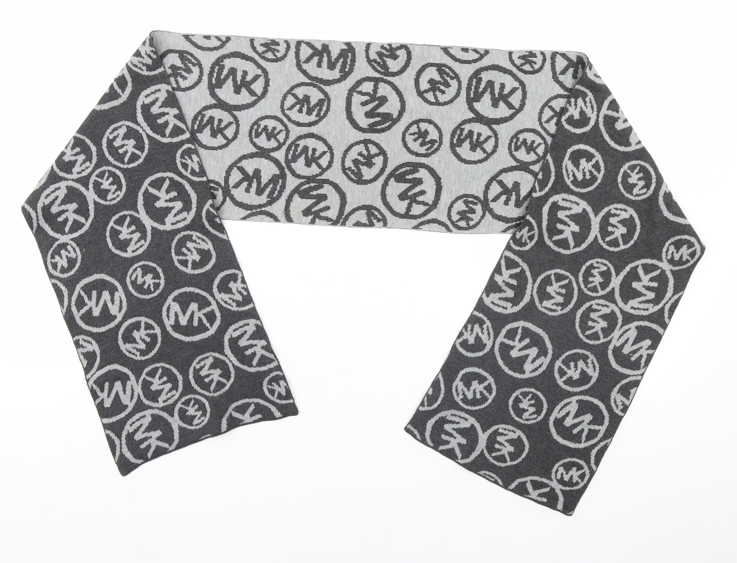 Michael Kors Unisex Grey Geometric   Scarf