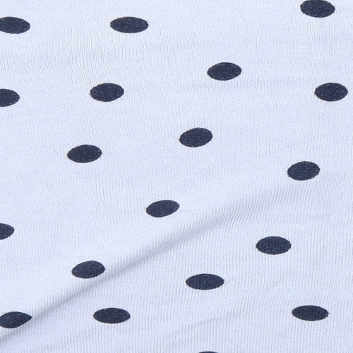 Marks and Spencer Womens Blue Polka Dot  Pullover Jumper Size 16