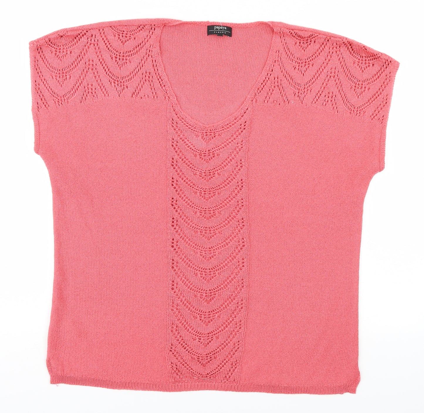 Papaya Womens Pink   Pullover Jumper Size 18
