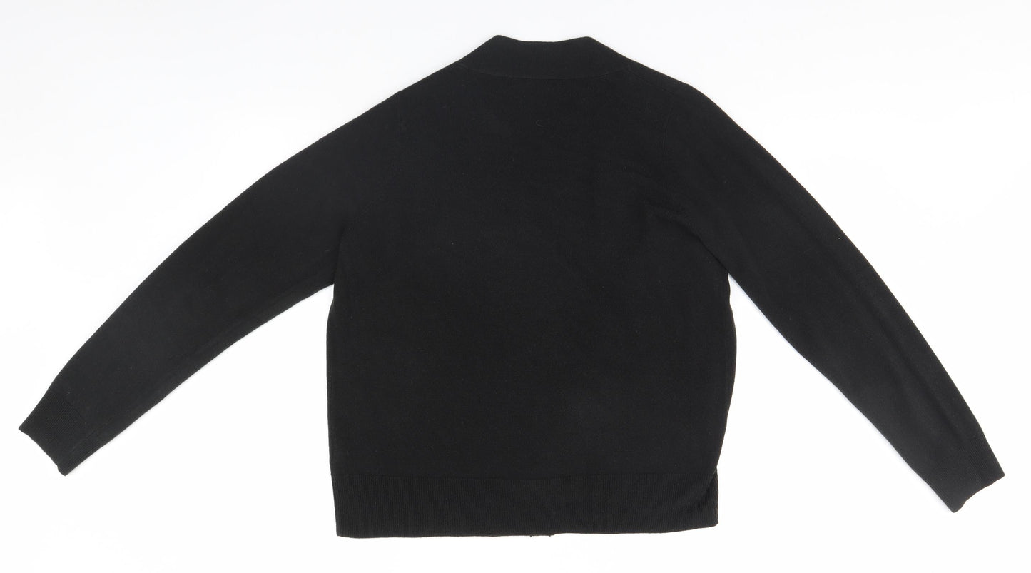 Marks and Spencer Womens Black   Cardigan Jumper Size 16