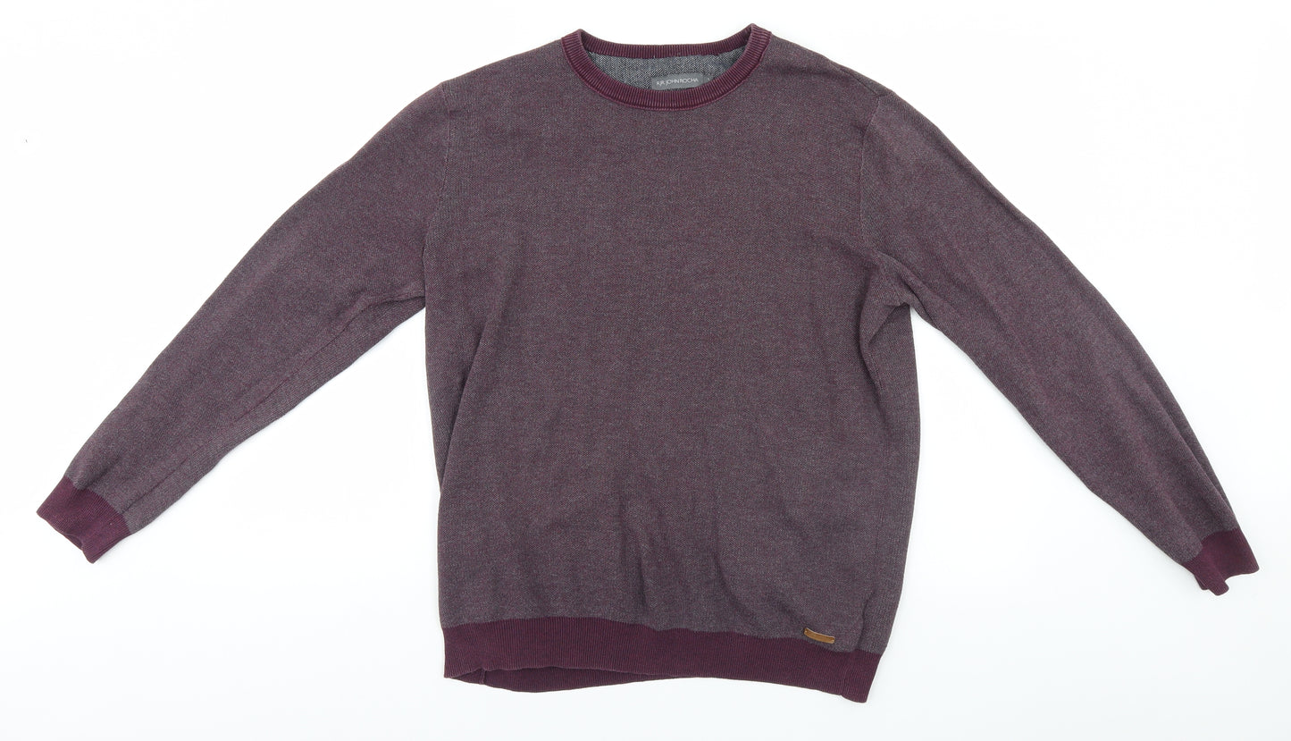 RJR.John Rocha Mens Blue   Pullover Jumper Size L
