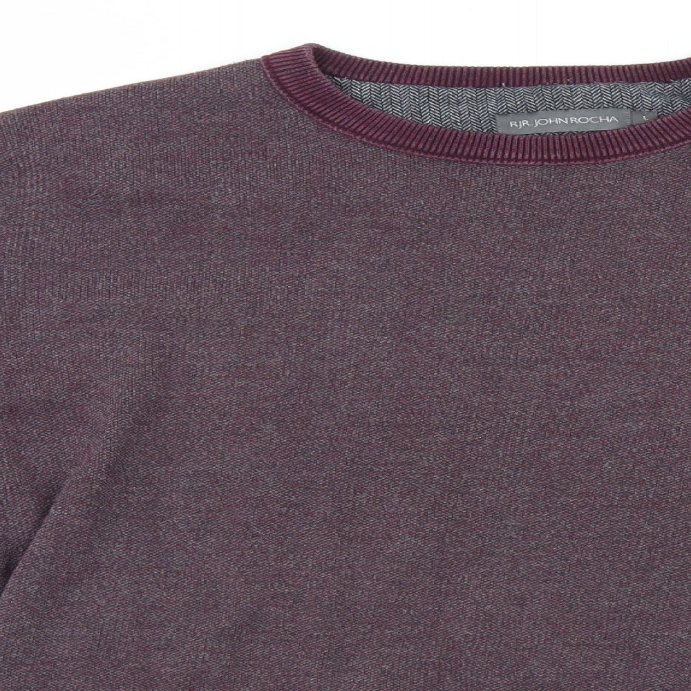 RJR.John Rocha Mens Blue   Pullover Jumper Size L