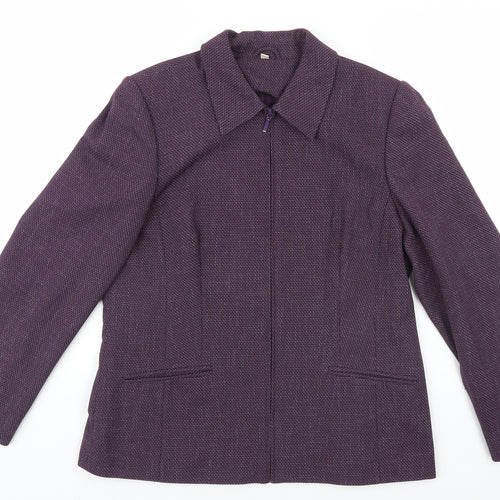 EWM Womens Blue   Overcoat Jacket Size 14