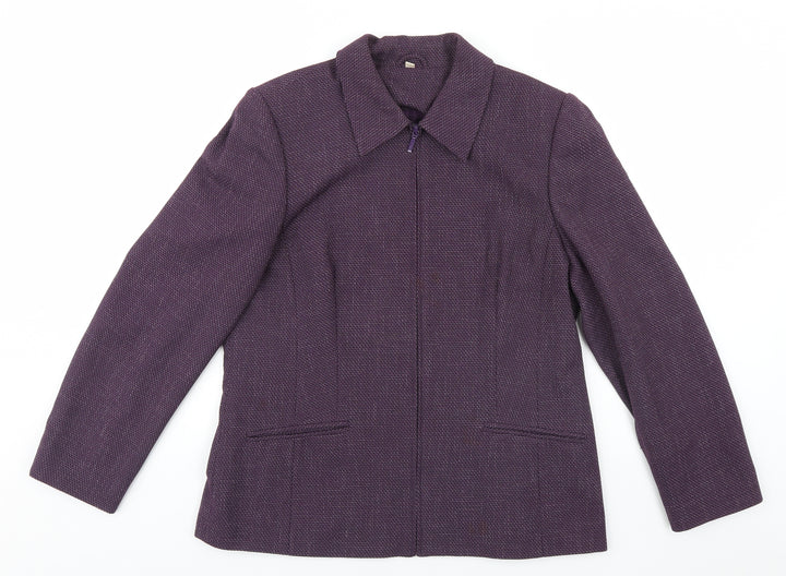 EWM Womens Blue   Overcoat Jacket Size 14