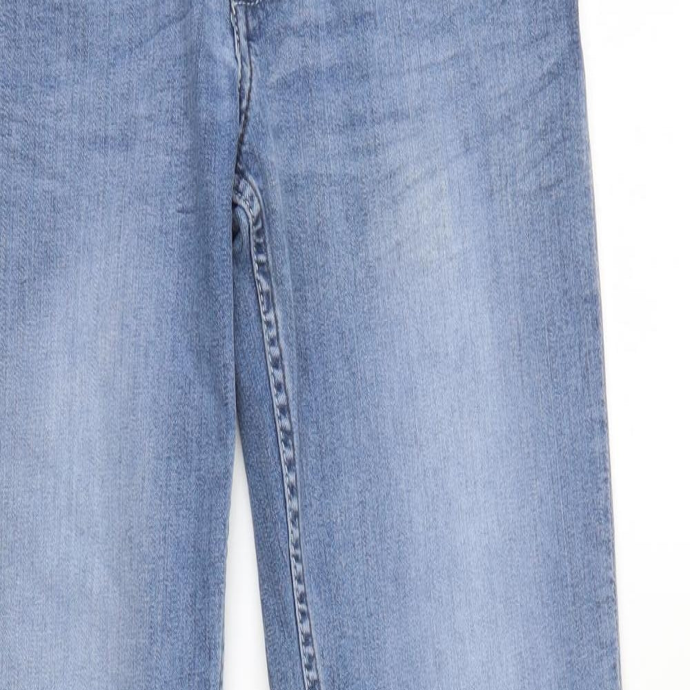 Denim & Co. Mens Blue  Denim Straight Jeans Size 30 L30 in