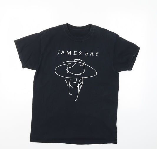 Front view of Preworn men’s blue t-shirt