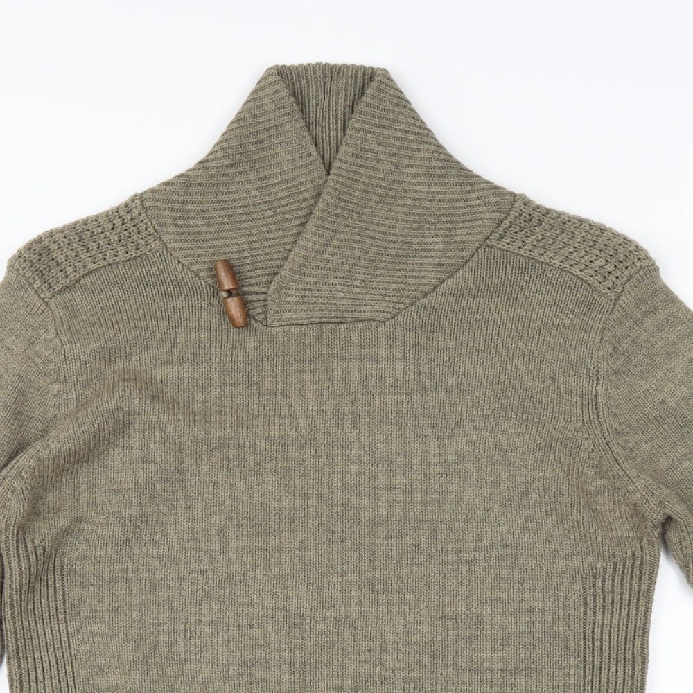 Twisted Soul Mens Beige   Pullover Jumper Size M