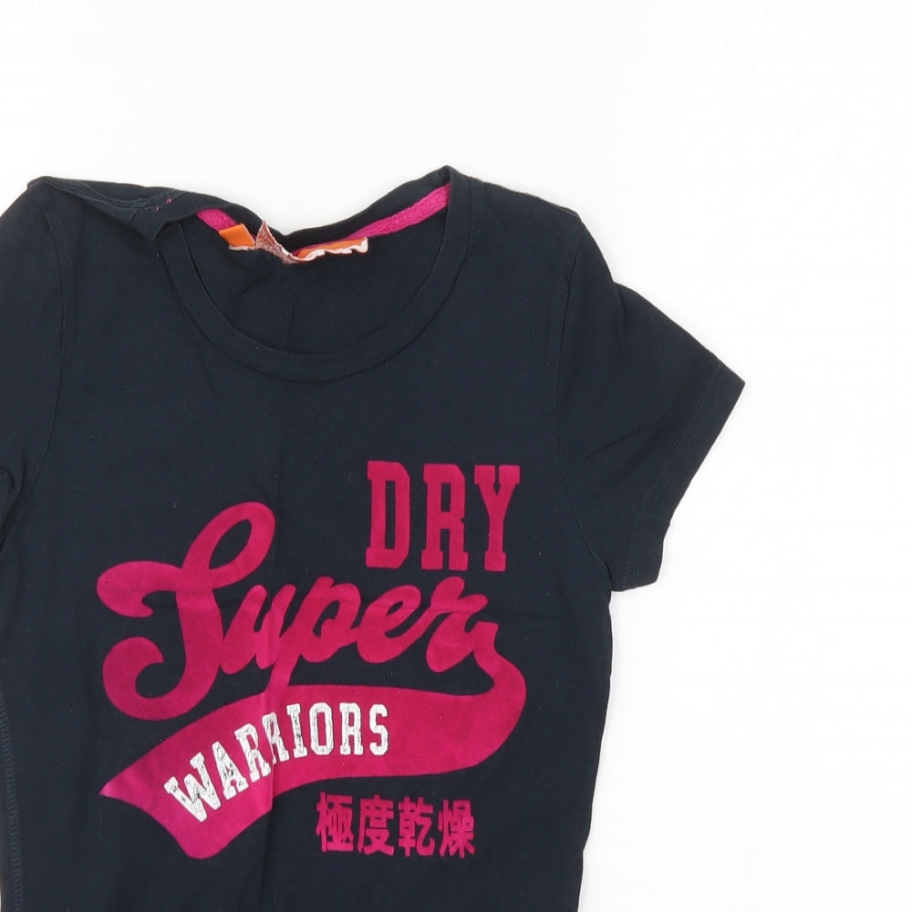 Superdry Womens Black   Basic T-Shirt Size XS