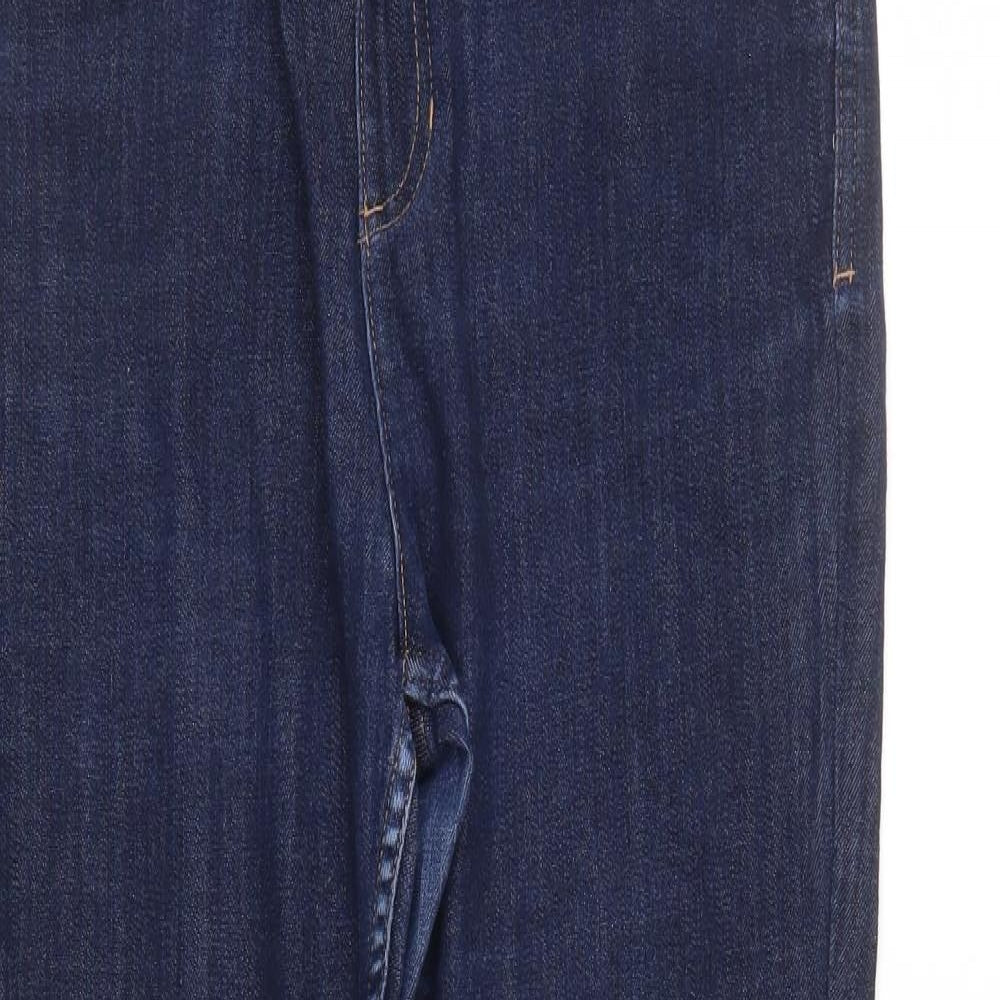 M&S Womens Blue   Skinny Jeans Size 14 L28 in