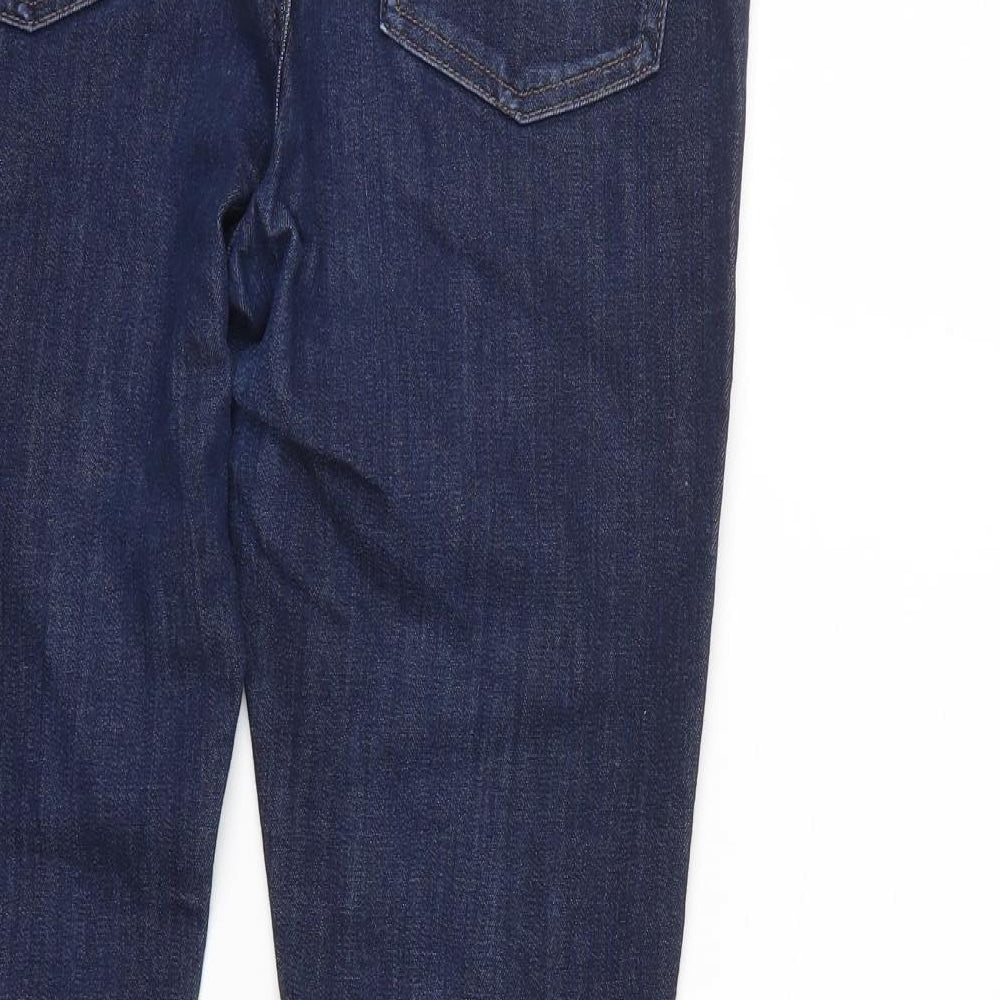M&S Womens Blue   Skinny Jeans Size 14 L28 in