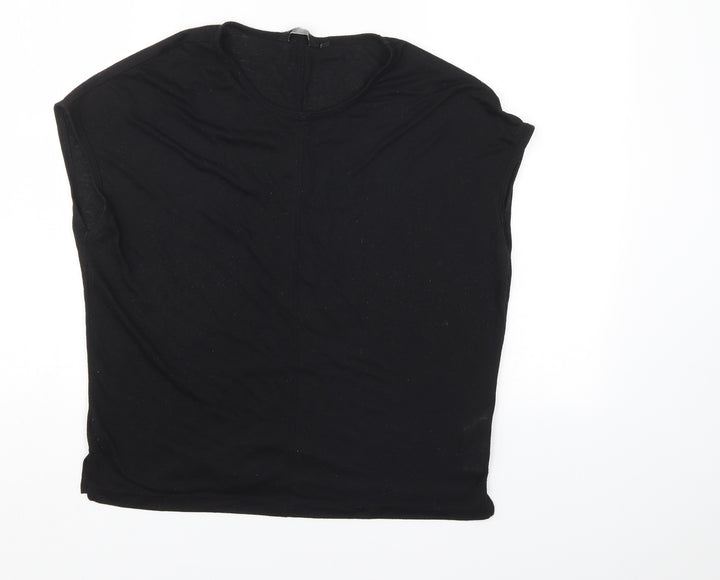New Look Womens Black   Basic Blouse Size 8