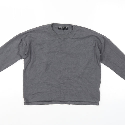 Brave Soul Mens Grey   Pullover Jumper Size M