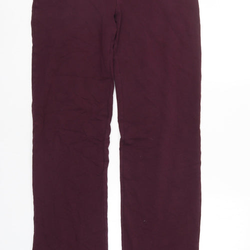 M&S Womens Purple   Jegging Trousers Size 12 L30 in