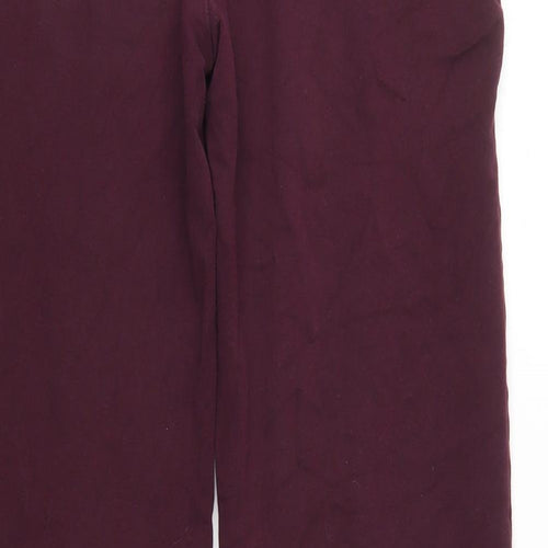 M&S Womens Purple   Jegging Trousers Size 12 L30 in
