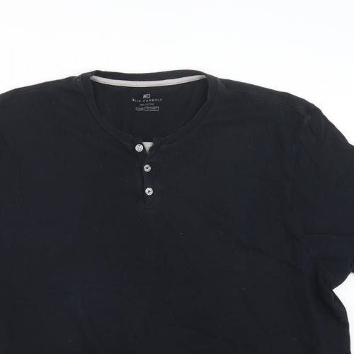 Blue Harbour Mens Black    T-Shirt Size 2XL