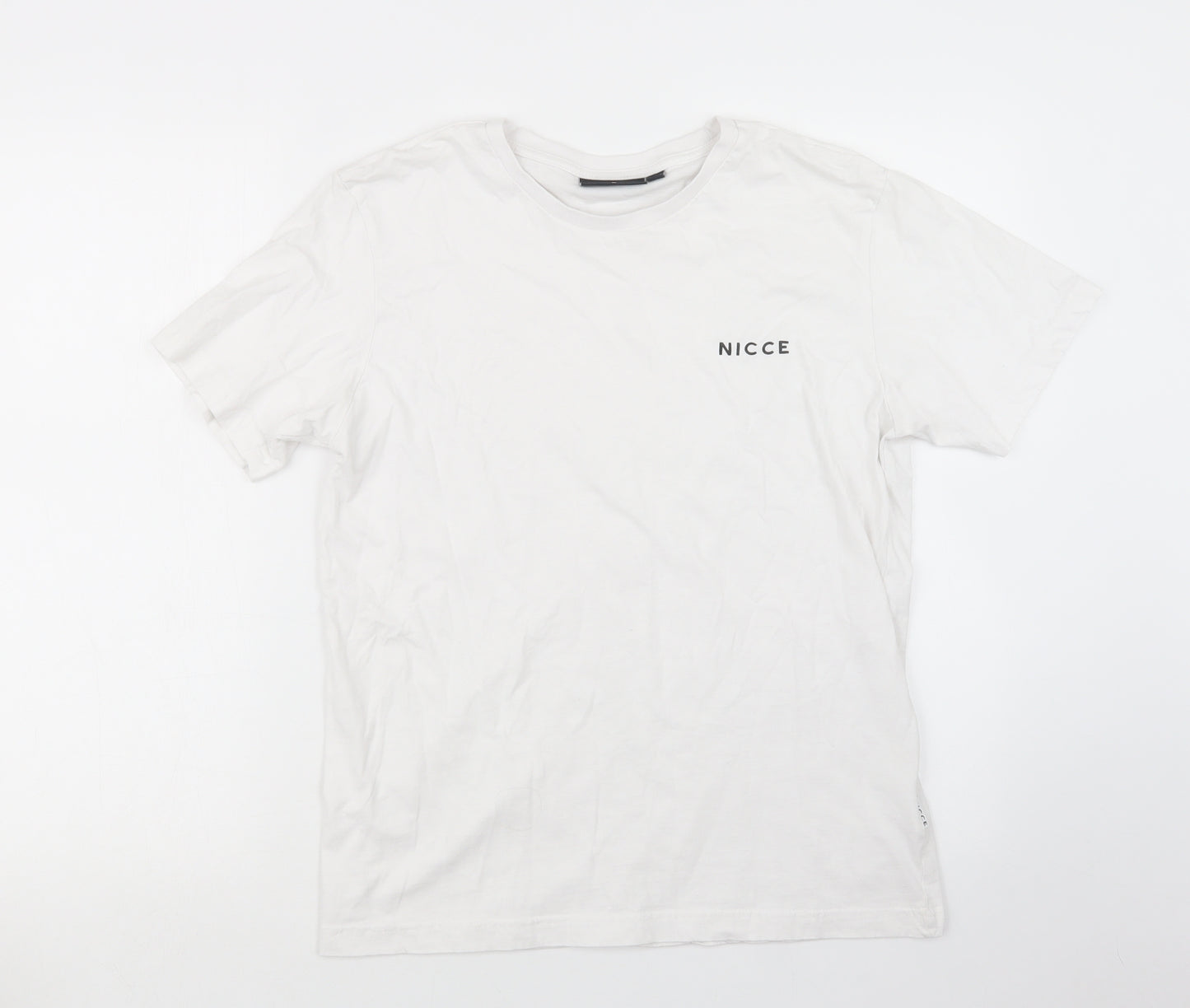 NICCE Mens White    T-Shirt Size M
