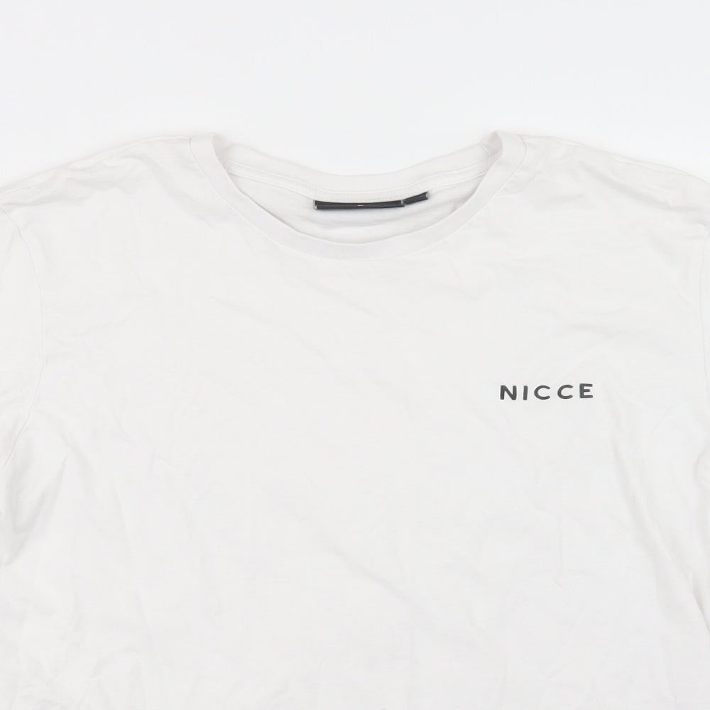 NICCE Mens White    T-Shirt Size M