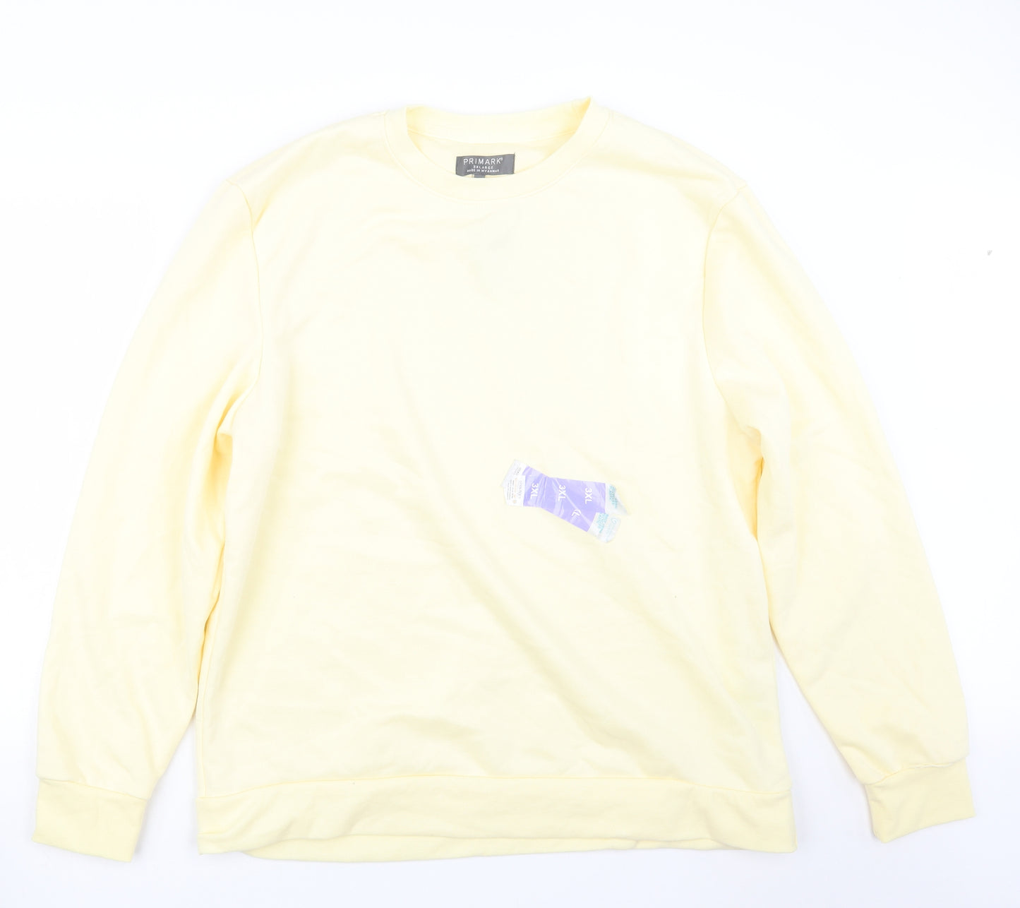 Primark Mens Yellow   Pullover Jumper Size 3XL