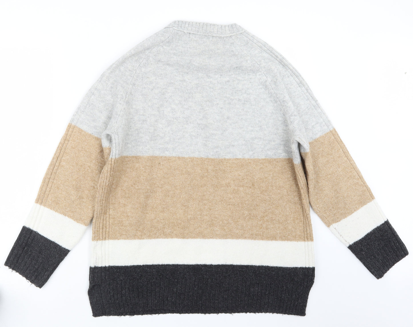 Marks and Spencer Womens Grey  Knit Pullover Jumper Size M