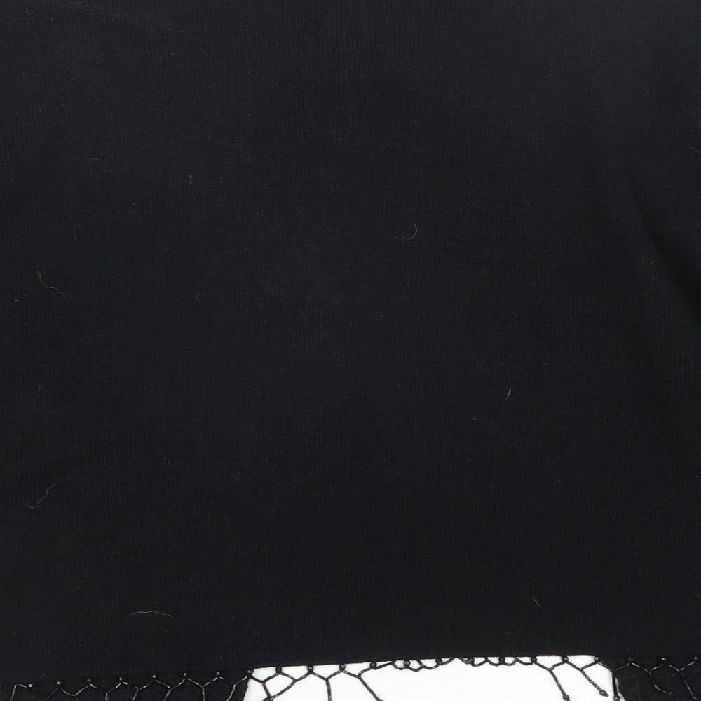 Berkertex Womens Black  Knit Cardigan Jumper Size 10