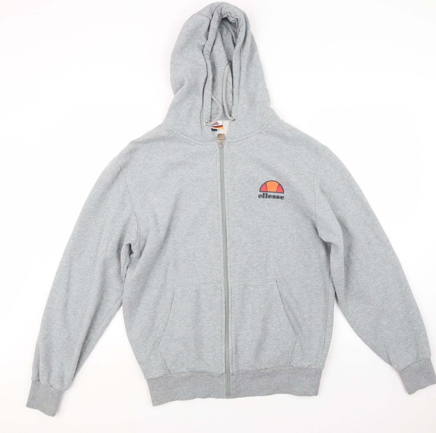 ellesse Mens Grey   Full Zip Hoodie Size L