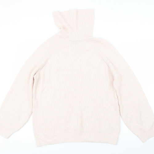 Topshop Womens Pink  Knit Pullover Jumper Size 10