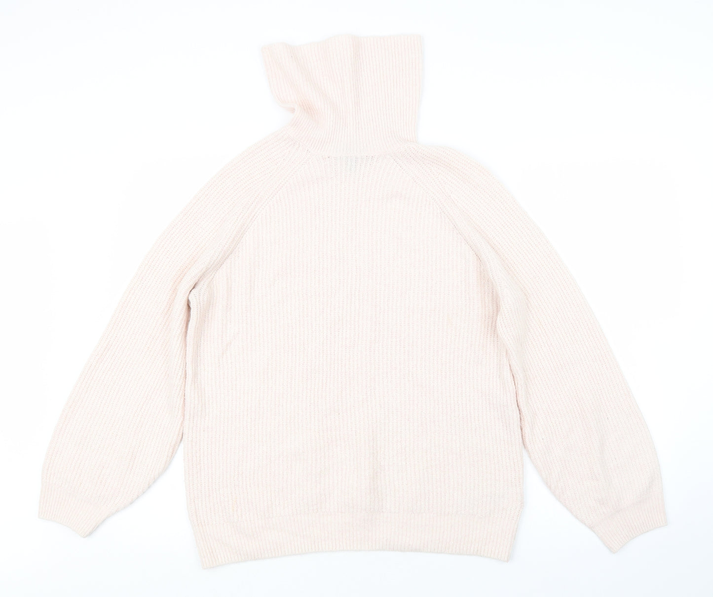 Topshop Womens Pink  Knit Pullover Jumper Size 10