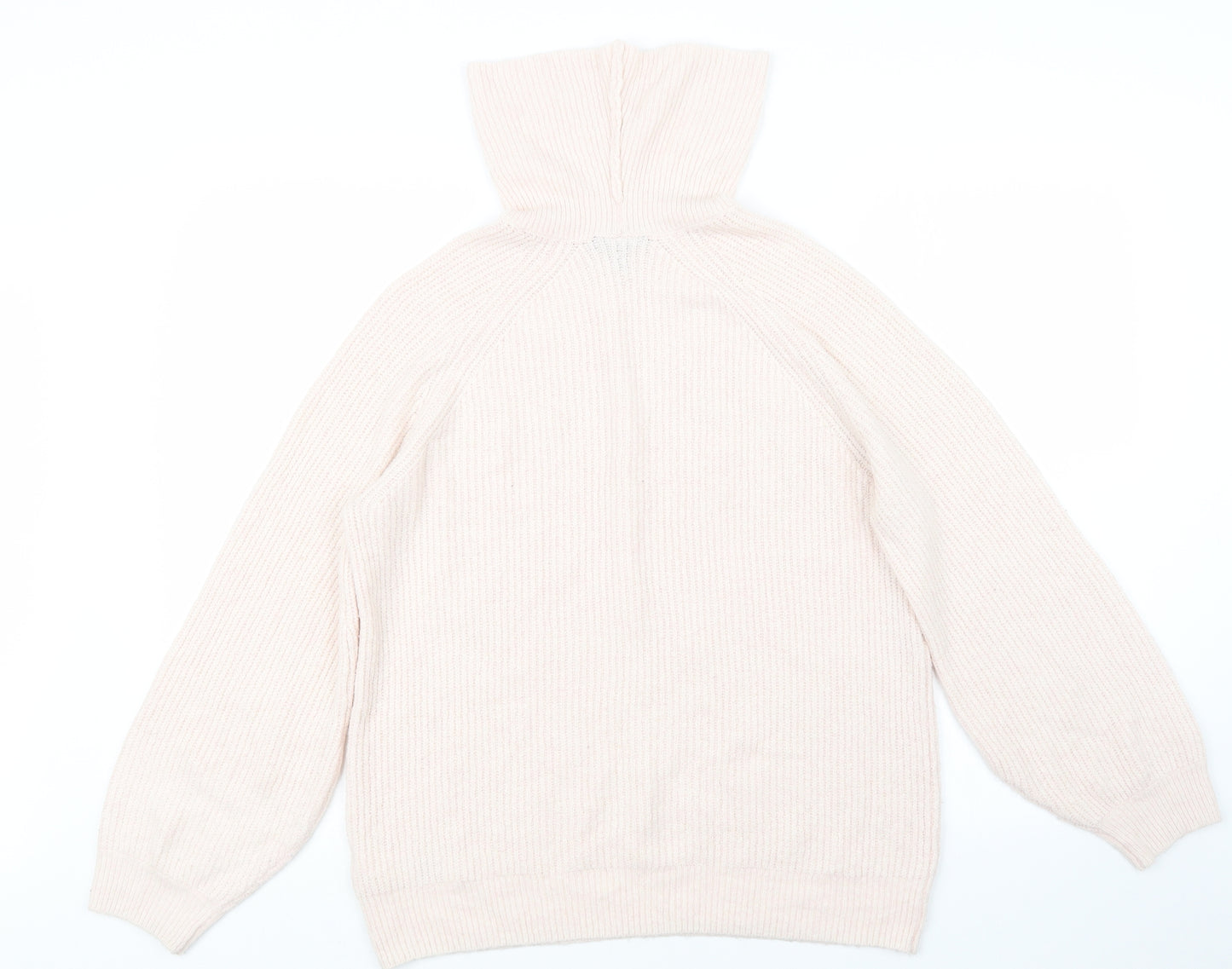 Topshop Womens Pink  Knit Pullover Jumper Size 10