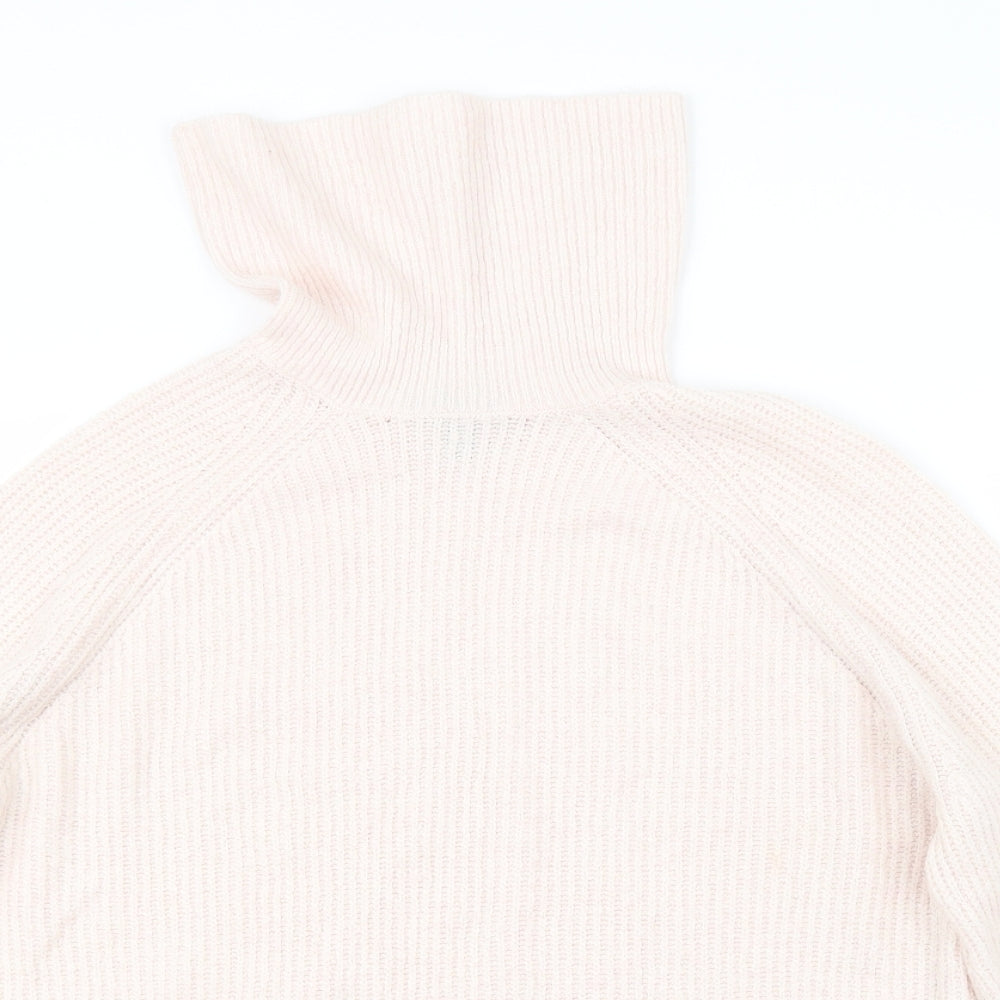 Topshop Womens Pink  Knit Pullover Jumper Size 10