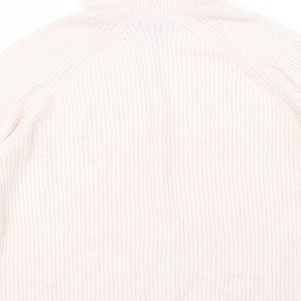 Topshop Womens Pink  Knit Pullover Jumper Size 10