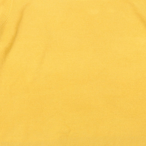BHS Womens Yellow  Knit Pullover Jumper Size 12