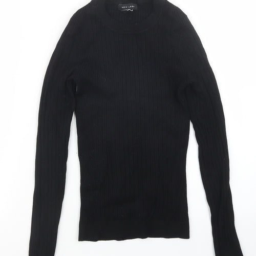 New Look Womens Black   Pullover Jumper Size 10