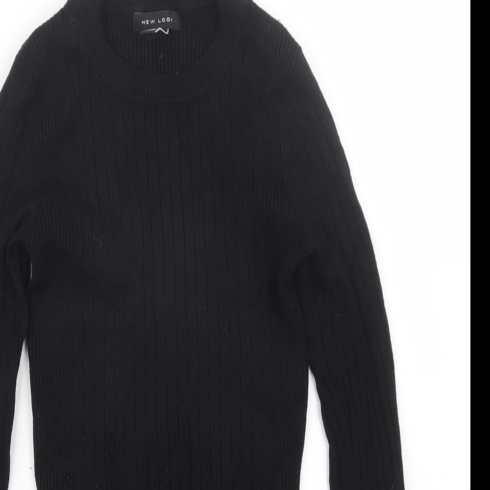 New Look Womens Black   Pullover Jumper Size 10