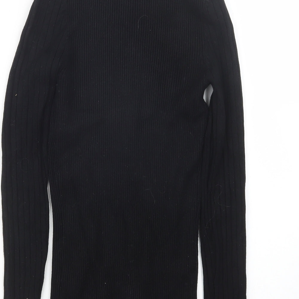 New Look Womens Black   Pullover Jumper Size 10