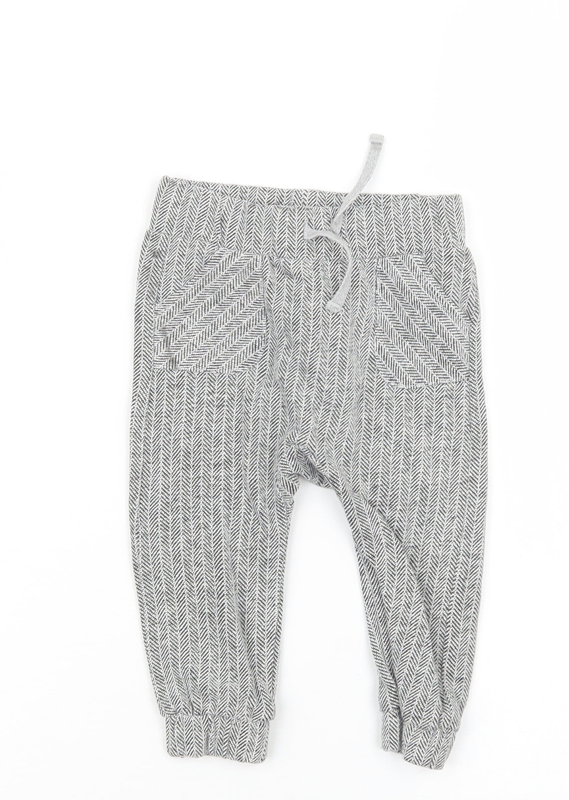 TU Boys Grey   Capri Trousers Size 9-12 Months