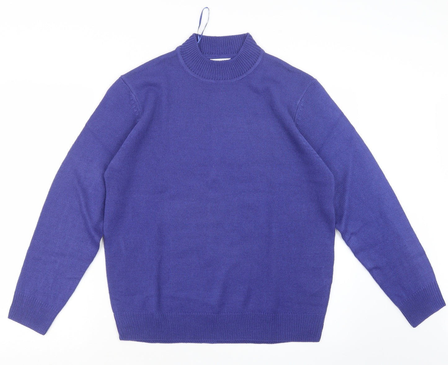 Damart Womens Purple  Knit Pullover Jumper Size 14