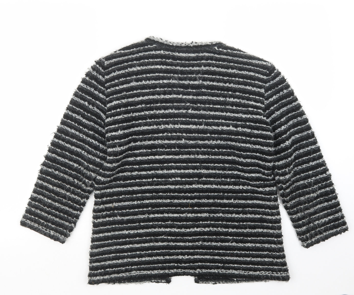 Per Una Womens Black  Knit Cardigan Jumper Size 14