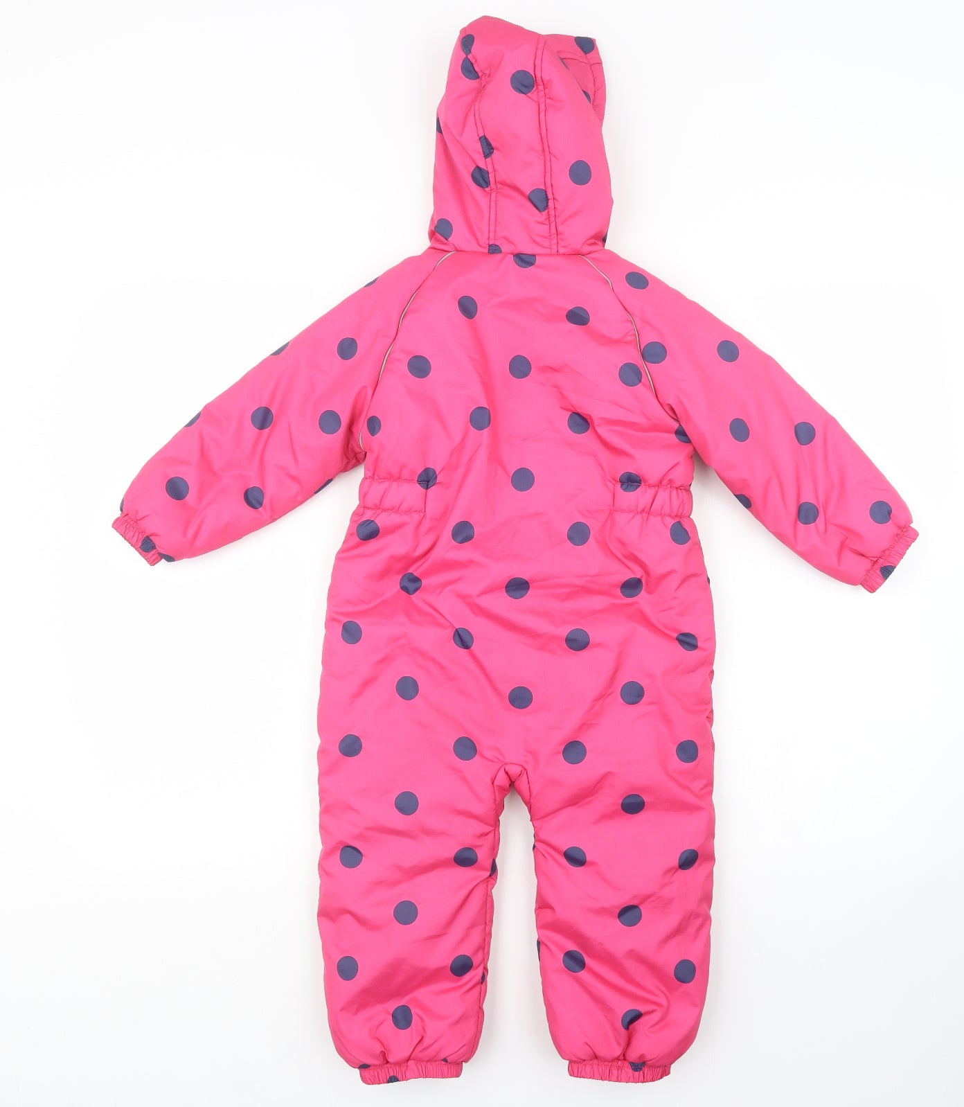 TU Girls Pink Polka Dot  Jacket  Size 2-3 Years  - One Piece