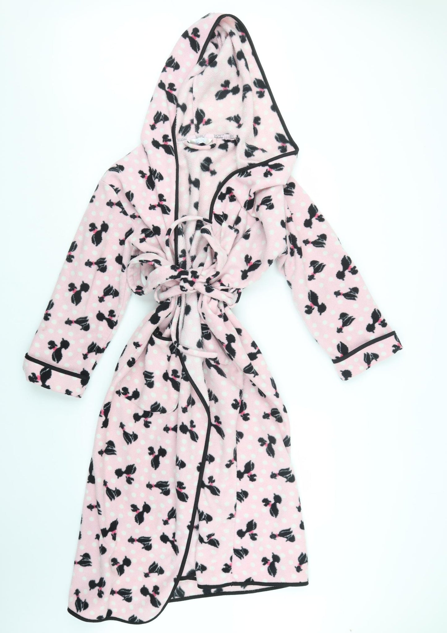 Secret Possessions Womens Pink Geometric  Top Robe Size 12