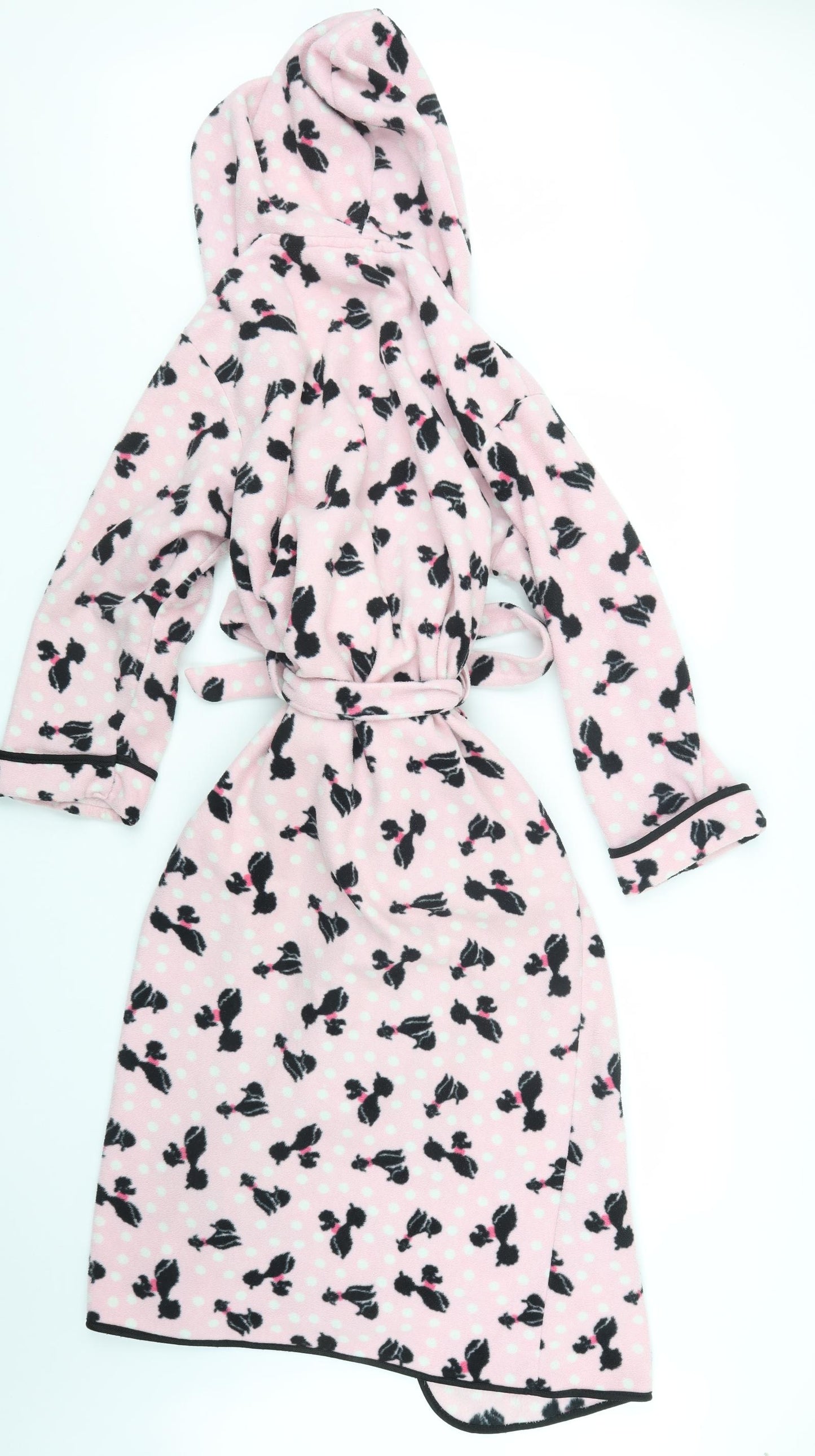 Secret Possessions Womens Pink Geometric  Top Robe Size 12