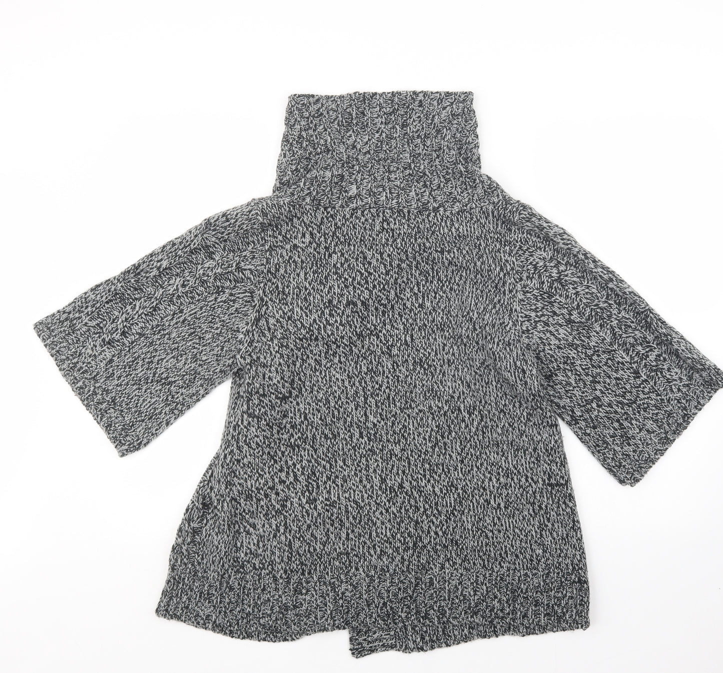 Love Knitwear Womens Grey  Knit Cardigan Jumper Size M